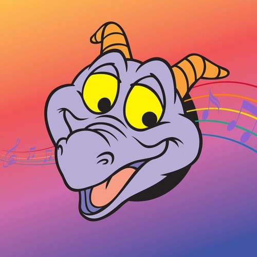 Disney figment die cut vinyl - die,